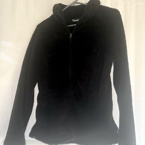 Free Country Black Sherpa Zip-Up Jacket